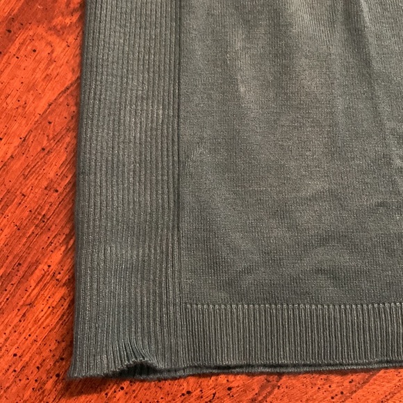 NWT JM Collection Women's Button-Sleeve Crew-Neck Sweater Teal Blue/Green Sz L - Picture 6 of 10